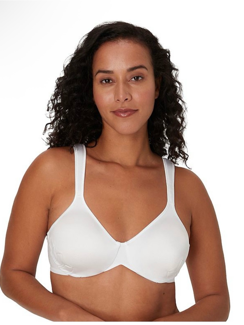 NWT Bali Live It Up Full-Figure Underwire Bra 3353 White 42DDD